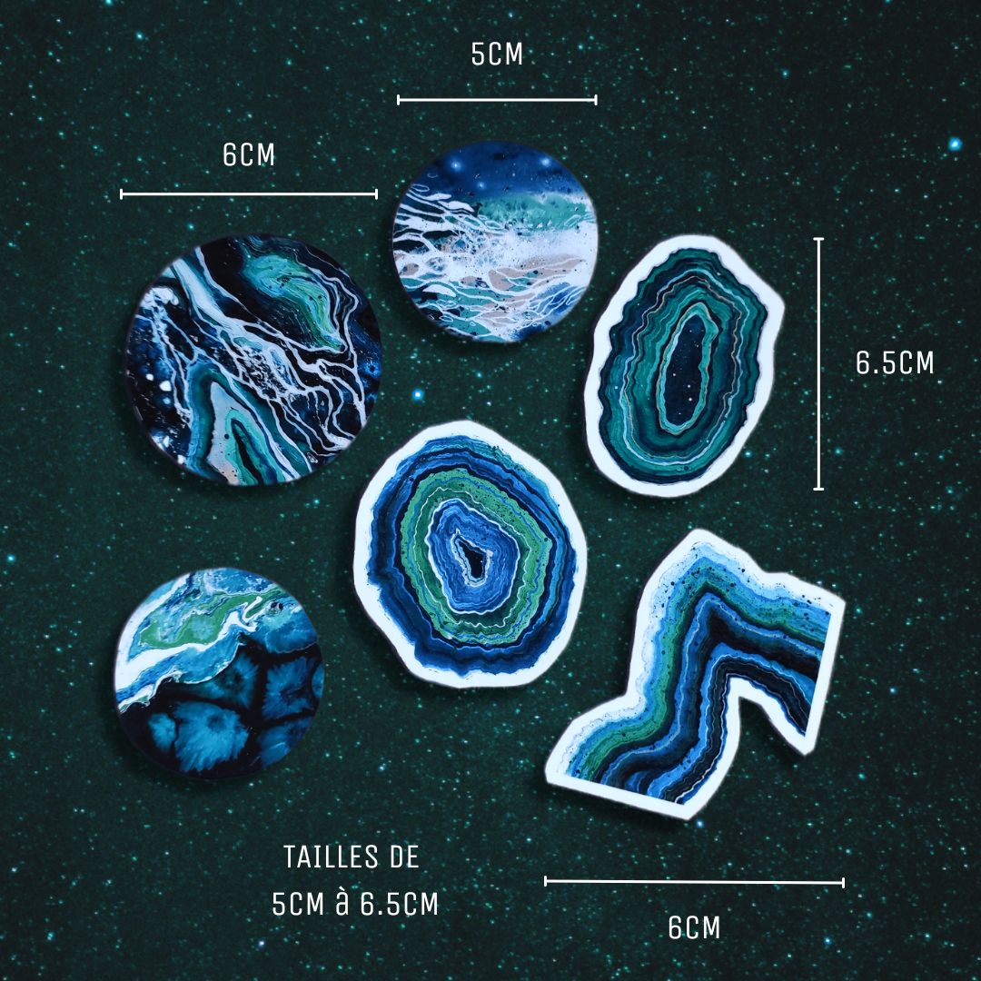 "Cosmographies" stickers pack – Image 3