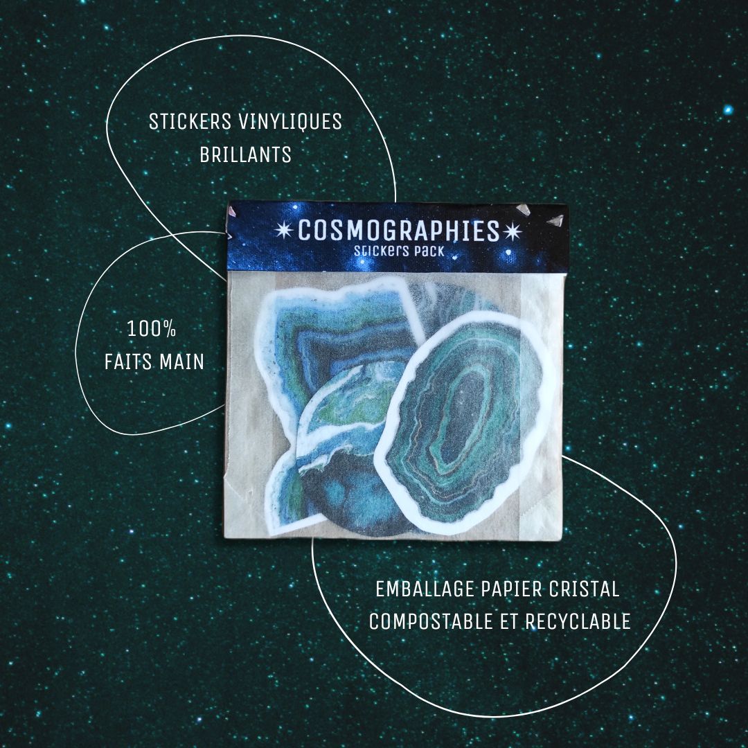 "Cosmographies" stickers pack – Image 2